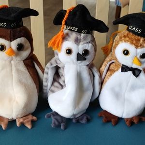 Ty Beanie Babies - Owl Collection